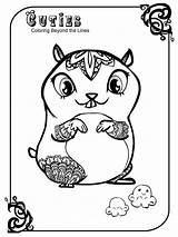 Coloring Pages Cuties Printable Recommended sketch template