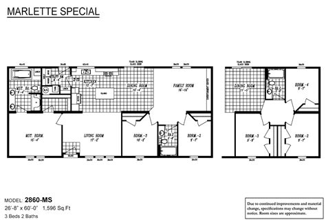 marlette mobile home floor plans triplewidemanufacturedhomes  triple wide