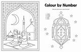 Ramadan Colour Happy Activity Book Illustration Haleema Categories Featured Month Children sketch template