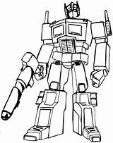 Mewarnai Sketsa Putih Transformers sketch template