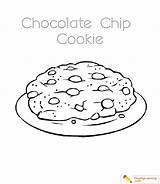 Cookie Coloring Chocolate Chip Pages Sheet Cookies Template Kids Milk Cake Playinglearning sketch template