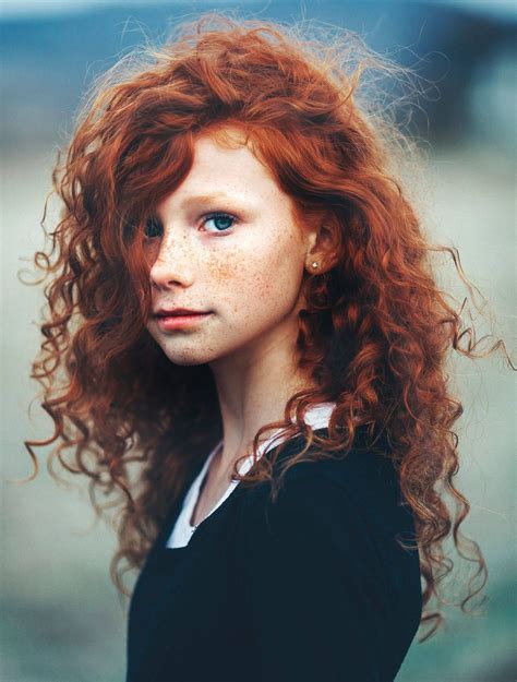 bella gorgeous portrait photography red curly hair beautiful red