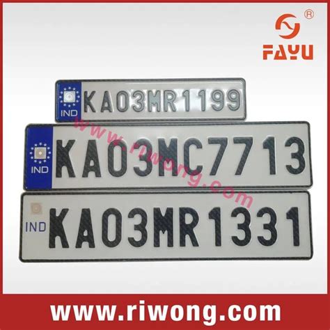 uk blank car number plate customized blank number plate view car