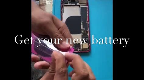 changing iphone  battery youtube