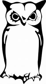 Sowa Szablon Eule Clker Hantu Burung Druku Pixabay Buhos Owlet Kolorowanka Tato Tribal Snowy Malvorlage Horned Owls Vektor Vectoriel Hibou sketch template