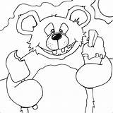Teeth Bear Coloring Colouring Pages Dental Print sketch template