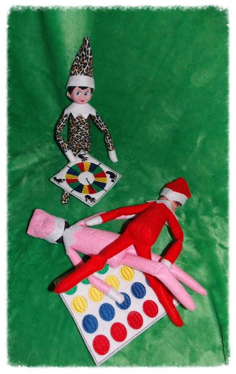 Christmas Elf Twister Game In The Hoop Digital File Etsy