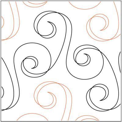 pantographs  continuous  quilting pattern designs   paper