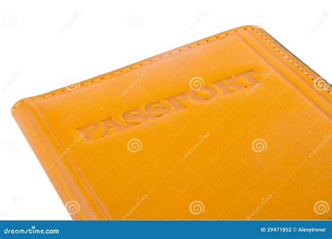 passport cover stock photo image  title isolated