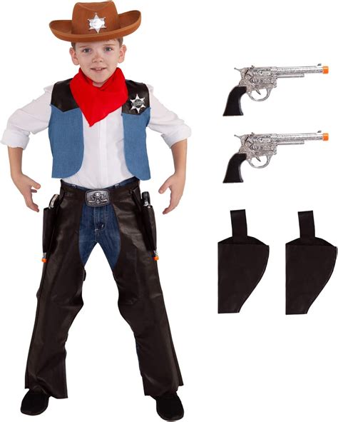 kids cowboy costume childs wild west sheriff outfit western rodeo
