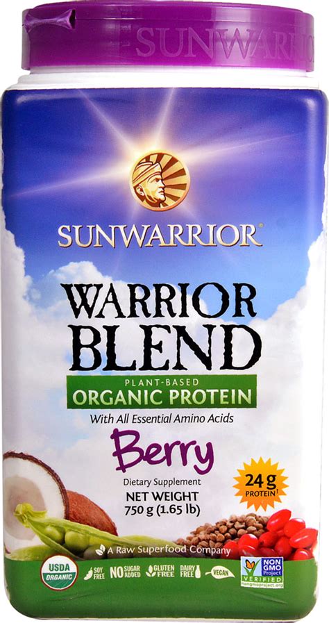 kupit sunwarrior warrior blend plant based organic protein berry  funta otzyvy
