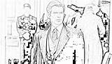 Bond James Coloring Pages Pierce Part Brosnan Filminspector Actors Exhibited Sides Character Different Many Also sketch template