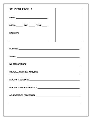 student profile learningontheloopschoolnz fill  sign printable