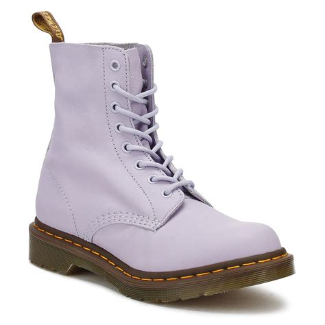 dr martens leather dr martens womens purple heather pascal boots lyst