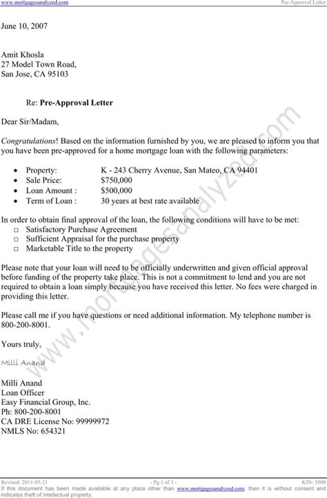 approval in principle letter