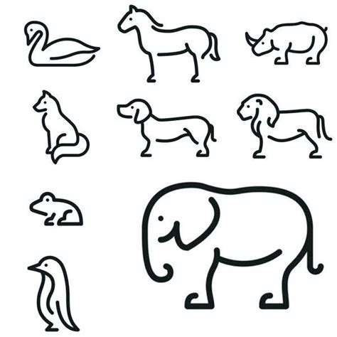 easy animals drawing    clipartmag