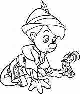 Pinocchio Jiminy Wecoloringpage sketch template