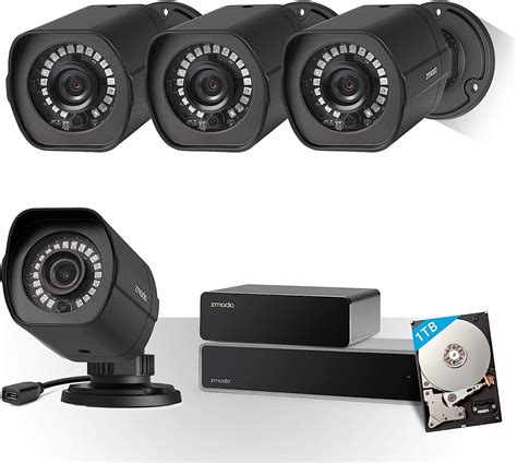 zmodo wireless home security cameras system p ch hdmi nvr  kitchen