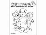 Chiropractic Coloring Kids Pages Sheets Christmas Printable Series sketch template