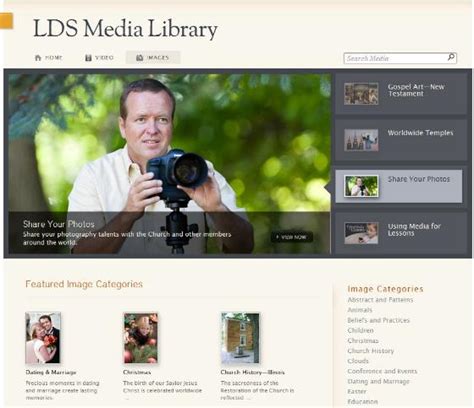 Images Section On Lds Media Library Lds365 Resources From The Church