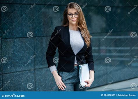 russian business lady female business leader concept stock image