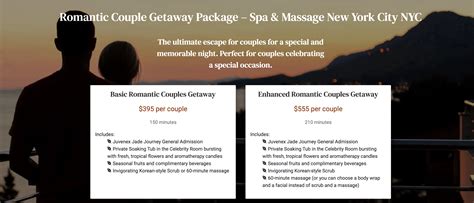 couple massage  york nyc juvenex spa luxury  spa   heart