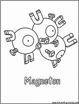 Coloring Magneton Fun Pages Kids sketch template