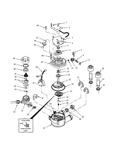 valve bodyrotordisc diagram parts list  model whes whirlpool
