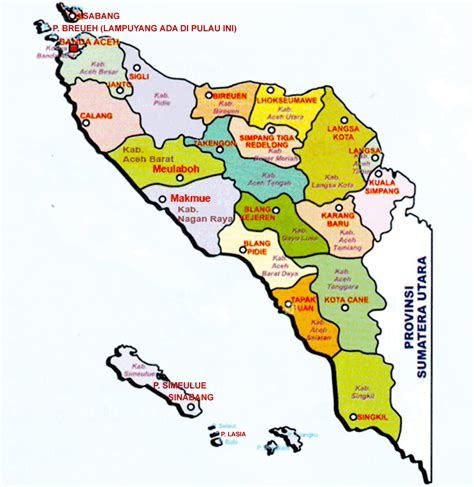 peta administrasi bpk ri perwakilan provinsi aceh