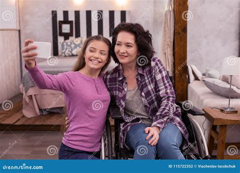 happy crippled woman  girl  photo stock photo image  girl