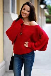 ways  style  red sweater  christmas images