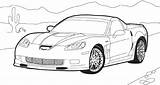 Corvette Coloring Pages Chevrolet Stingray Car Hot Wheels Draw Drawing Printable Kids Corvettes Color Sheets Chevy Colouring C3 Print Cars sketch template