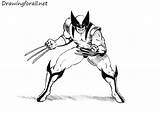 Wolverine Draw Drawing Comic Drawingforall Comics Marvel Men Cartoon Paint Drawn Drawings Character Book sketch template