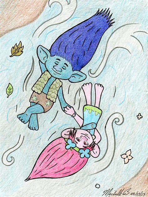 Branch And Poppy Floating By Keiserotea On Deviantart