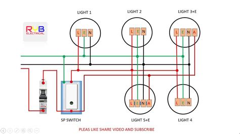 wiring diagram  emergency lighting