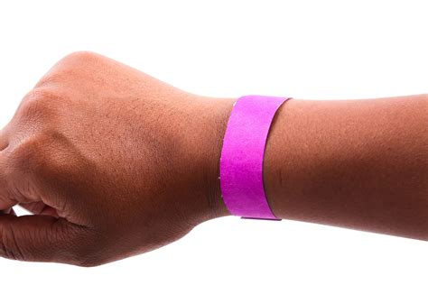 sicurix sequentially numbered security wristbands  pack purple
