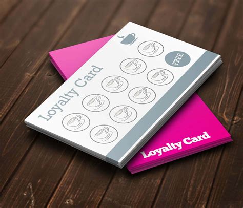 custom loyalty card printing  templates