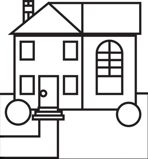 house coloring page house colouring pages coloring pages house
