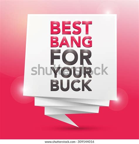 bang  buck poster design stock vector royalty   shutterstock