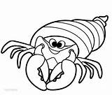 Crab Hermit Coloring Clipart Pages Clip Drawing Kids Cartoon Cliparts Line Printable Cool2bkids Clipartmag Getdrawings Library Collection sketch template