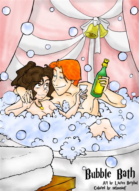 Ron And Hermione Bubble Bath By Nelsonaof On Deviantart