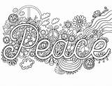 Peace Coloring Pages Adult Sign Adults Printable Sheets Coloringgarden Colouring Drawing Print Pdf Word Color Books Hand Dove Printables Mandala sketch template