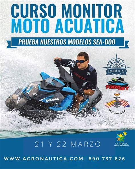 Curso Monitor Moto Acuática Alicante En 2020 Escuela Nautica Moto