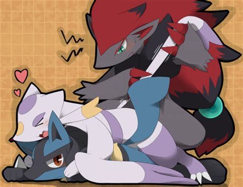 Lucario Zoroark And Mienshao By Anarr10 On Deviantart