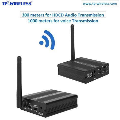 tp wireless ghz digital wireless audio transceiverhdcd audio wireless transmitter receiver