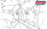 Boruto sketch template