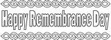 Remembrance Printable Freecoloring sketch template