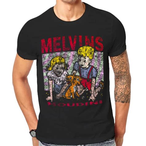 melvins rock band  shirts cool black metal punk  graphic print