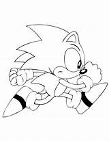 Sonic Hedgehog Coloring Colouring Pages Printable Popular Gif sketch template