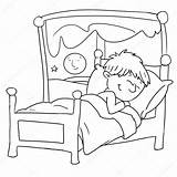 Sleeping Baby Coloring Drawings Sleep Section Drawing Stock Alarm Sketch Clock Cot Getdrawings Going Girl Template sketch template